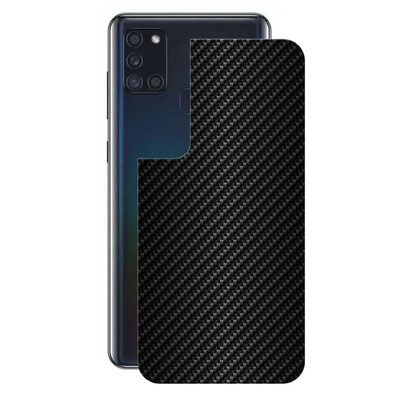 Película Para Samsung Galaxy A21s - Traseira De Fibra De Carbono Preta - Gshield