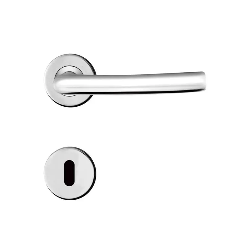 Fechadura Interna Aço Inox Mi620 St2 R234 55mm Roseta Escovada Smile Inoxvita Papaiz