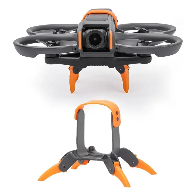 Extensor De Trem De Pouso Dobrável Para Drone Dji Flip Cor:laranja