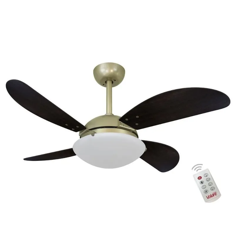 Ventilador Volare Fly Preto 220v E Controle Remoto