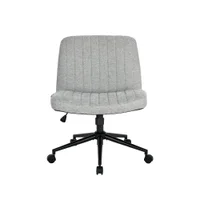 Cadeira Home Dt3 Dolly Fs Com Rodinha Revestimento Fabric Grey 14602-3