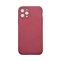 Capa Iphone 11 Pro Silicone Aveludada Protege Câmera Colorida Capinha Anti Impacto Iphone 11 Pro:vinho