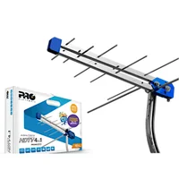 Kit Antena Externa Com Cabo Vhf/uhf/fm/hdtv Prohd-3610 Proeletronic