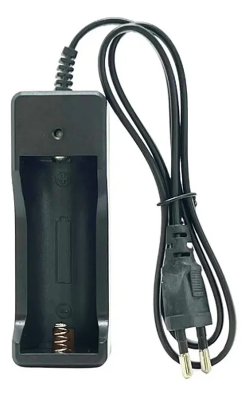 Carregador Rápido Mola Bateria 26650 18650 Lanterna T9 X900 T2