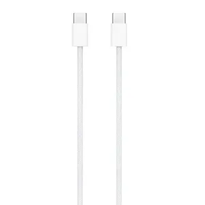 Cabo Carregador Iphone 15 16 17 60w Usb-c Branco Leon