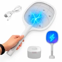 Luminária Mata Mosquito Mosca Pernilongo, Repelente Eletrônico, Recarregável Portátil - 2 Em 1