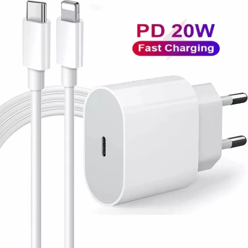 Carregador 20w USB-c, Compátivel Iphone 11, 12, 13, 14 Pro Max
