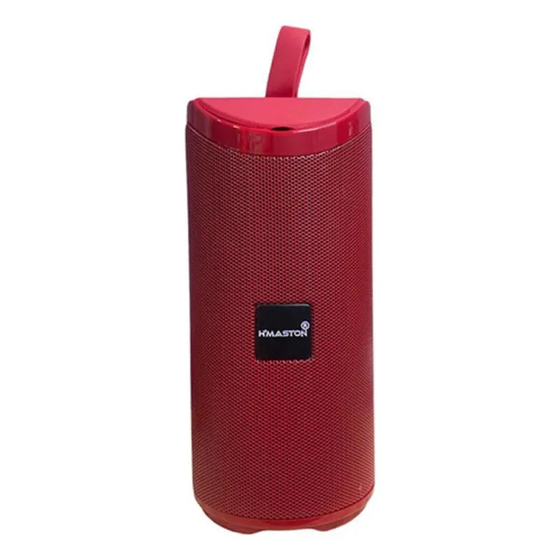 Caixa de Som Portátil H'maston, LED Flashing Light, Vermelha - Yx169