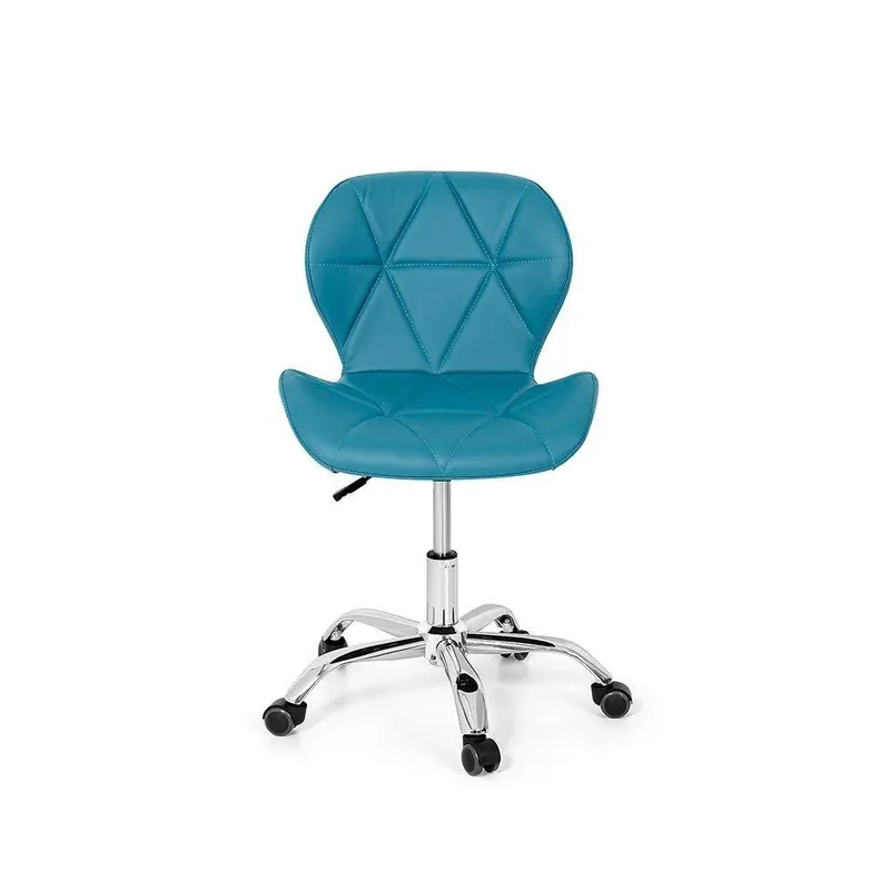 Cadeira Office Império Brazil Eiffel Slim Base Giratória, Rosa