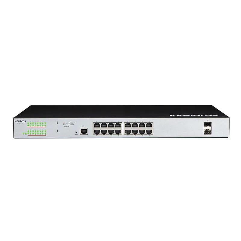 Switch 16 Portas Gerenciável Sg 1602 Poe Max 4760064 Intelbras