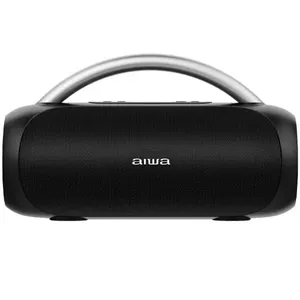 Caixa Som Speaker Aiwa Aws10btb 30 Watts Pmpo 20w Rms Com Bluetooth Rádio Fm Auxiliar - Preto
