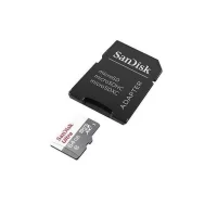 Cartao De Memoria Sandisk 64gb Micro Sd C/ Adap Classe 10 100mb/s