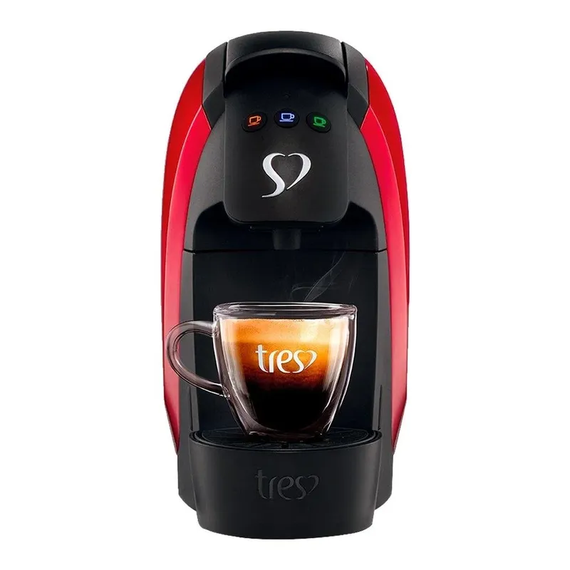 Cafeteira Expresso Três Corações Luna Vermelho