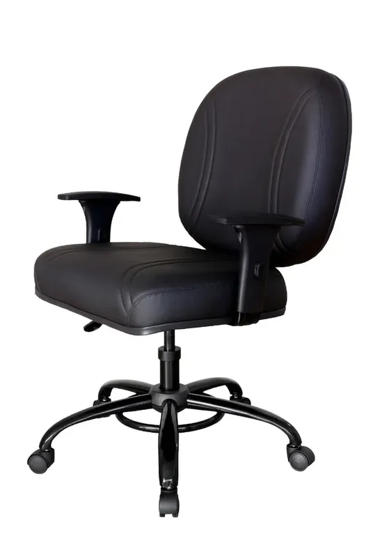 Cadeira Para Escritório, Até 200kg - Preto