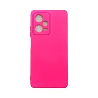 Capa Xiaomi Redmi Note 12 Pro 5g Silicone Aveludada Protege Câmera Colorida Capinha Anti Impacto Note 12 Pro 5g:pink