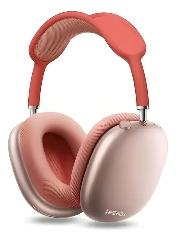 Fone De Ouvido Headphone Sem Fio Para Academia Compatível Iphone E Android Cor Vermelho