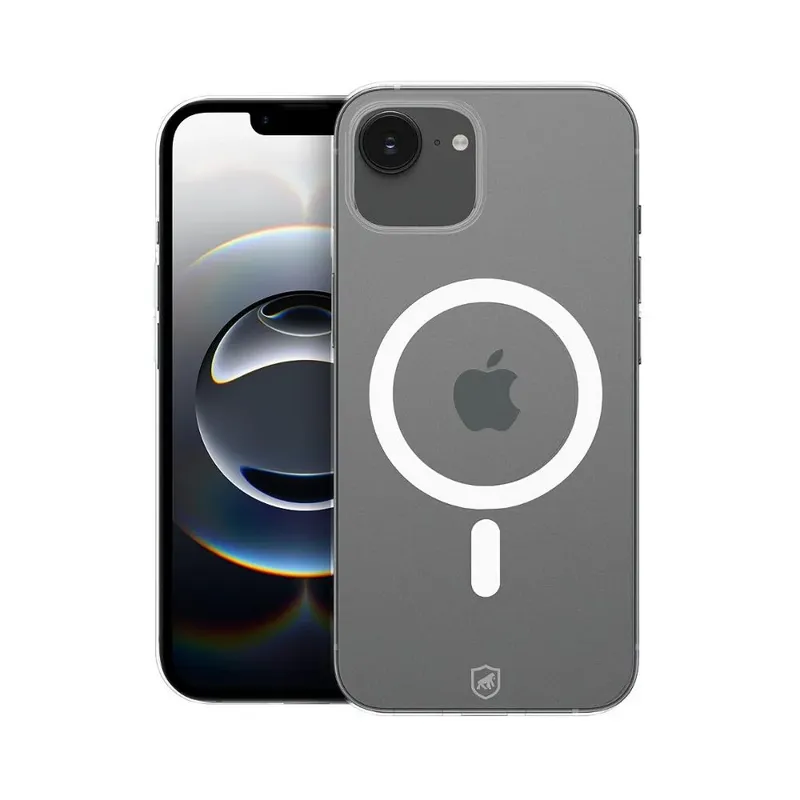 Capa Case Capinha Para Iphone 16e - Crystal Slim Magsafe - Não Amarela - Transparente - Gshield