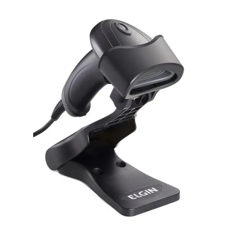 Leitor de Código De Barras Elgin EL-250, 1080 x 720 pixels, Leitura 1D e 2D, USB, Com Suporte, Tecnologia Area Imager, Preto - 46EL250USC00