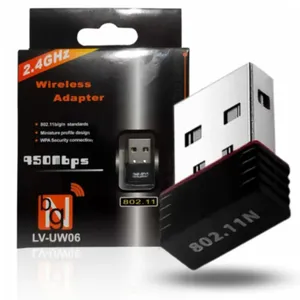 Adaptador Wireless 2.4ghz Lv-uw06 Conexão Rápida E Estável!