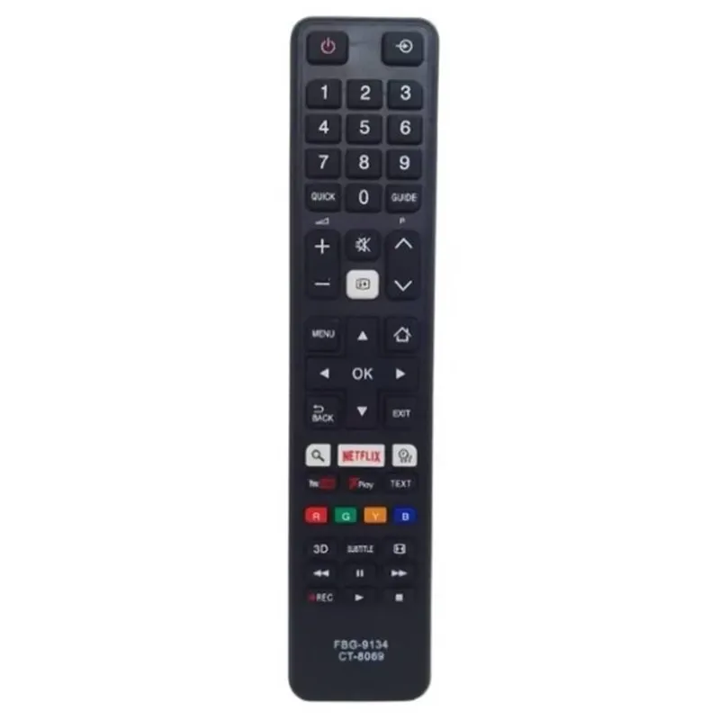 Controle Remoto Tv Smart Toshiba Youtube/netflix Compatível 9134