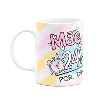 Caneca Mães - Mãe 24 Horas Por Dia - 325ml