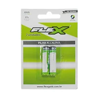 Pilha Alcalina Aaa - Fx-aaak2 - Cartela C/ 2 - Flex