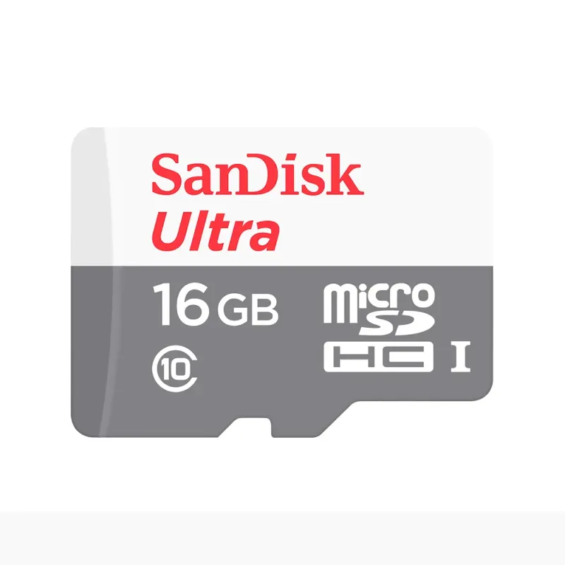 Cartão De Memoria Sandisk MicroSDHC 16GB, Classe 10 com Adaptador 80MBs - Sdsquns-016G-GN3MA
