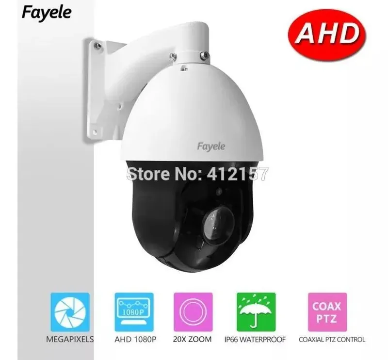 Câmera Speed Dome Wifi Ir 200m Fullhd 2mp Zoom Óptico