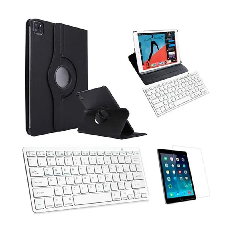 Capa/teclado/pel Para Tablet Pro 12,9" 2020/2021 Vermelho