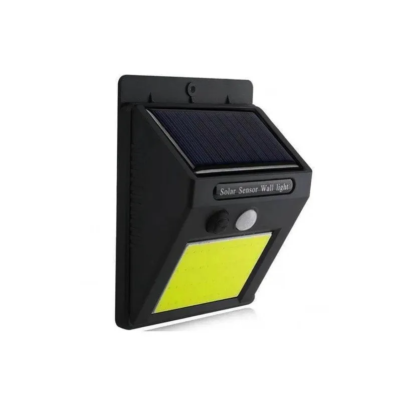 Arandela Luatek Solar, Luminária 48 LEDs, Com Sensor De Presença
