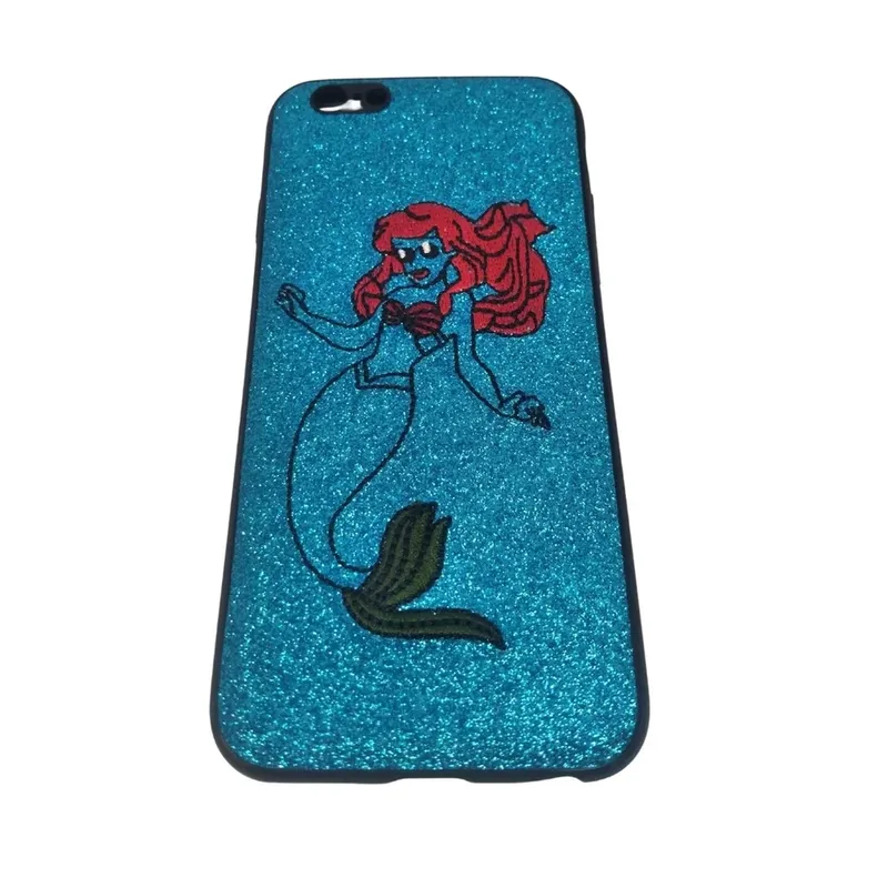 Capa Case Capinha Anti Queda Apple Iphone 6 Sereia Azul