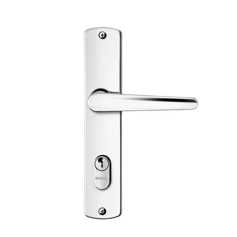 Fechadura Externa 3400 E190 Mz260 Standard 40mm Espelho Cromado Papaiz