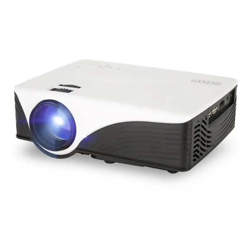 Projetor Led Exbom Pj-q72 1200 Lumens Hdmi/aux/usb/vga