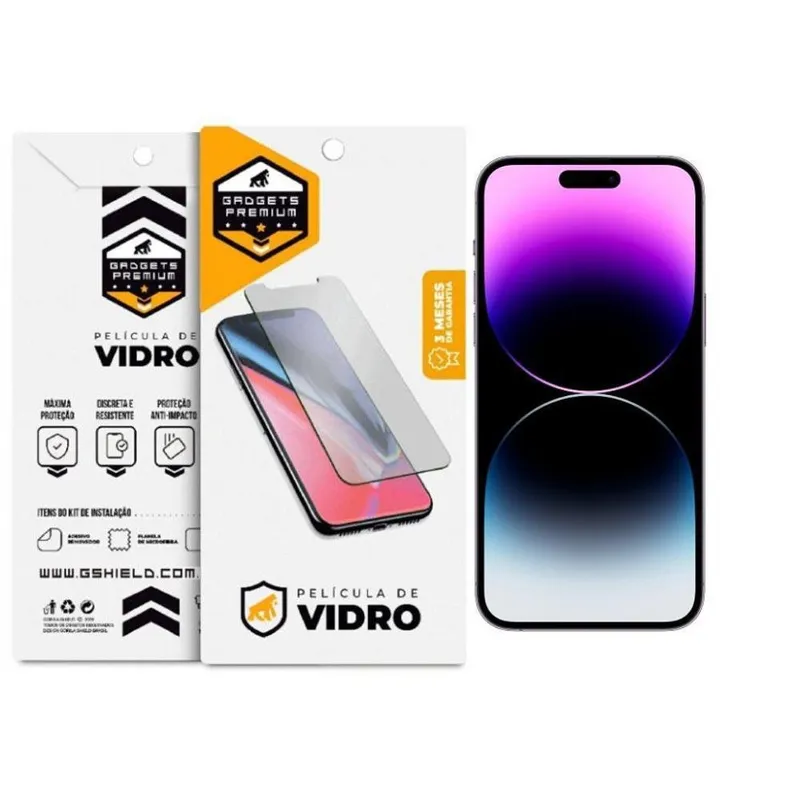 Película Para Iphone 14 - Vidro Dupla - Gshield