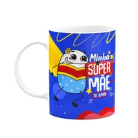 Caneca Flork Mães - Minha Super Mãe, Te Amo!