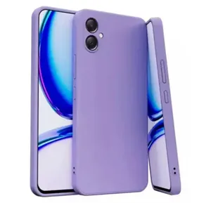 Capa Capinha Aveludada Lilás Para Samsung Galaxy A06 4g