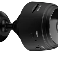 Mini Camera Sem Fio Visão Noturna Wifi Com Gravador De Voz