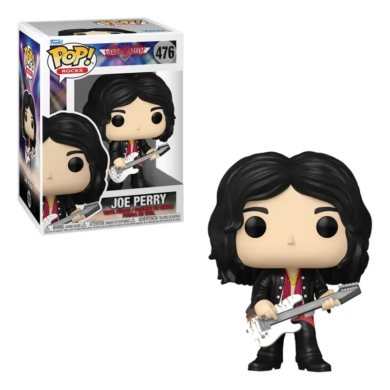 Funko Pop Rocks Joe Perry 476 Aerosmith Banda