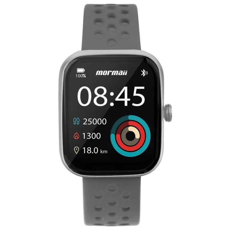 Smartwatch Mormaii Life Ultra Cinza - Molifeuak/8c