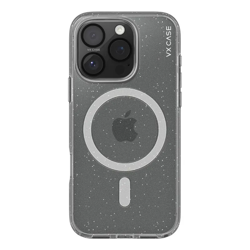 Capa Magsafe Iphone 16 Pro Transparente - Glitter
