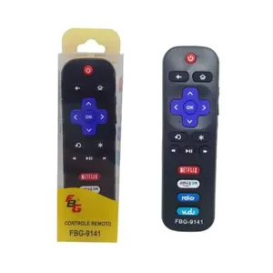 Controle Remoto Smart Compatível C/ Tv Tcl Roku ( Botão Lateral Funciona) Modelo Fbg-9141