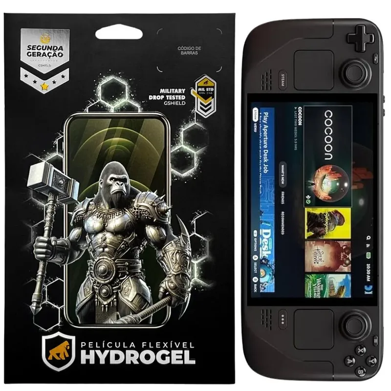 Película Para Valve Steam Deck OLED - Hydrogel Gamer Fosca - Gshield
