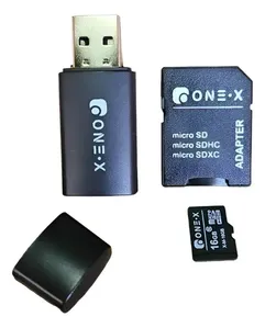 Cartão Memória 16gb C10 Onex+ Adaptador Sd E Pendrive X-m-16