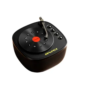 Caixa De Som Bluetooth Awei Ka26 12w Com Função Tws Sons Pré-definidos Bluetooth 5.0+edr E Resistência À Água Portátil Preta