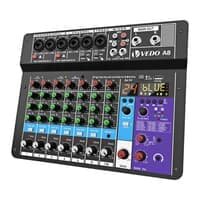 Mesa De Som Bluetooth Usb 4 Canais Lelong Le708