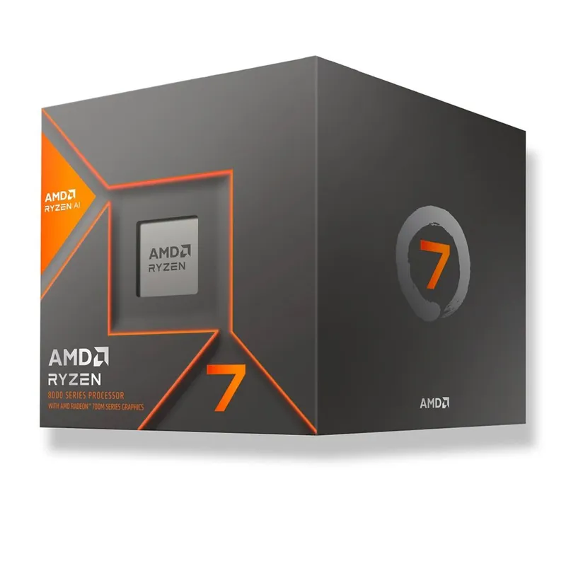 Processador AMD Ryzen 7 8700G, 4.2GHz (5.1GHz Max Turbo), Cache 8MB, Octa-Core, 16 Threads, AM5, Vídeo Integrado - 100-100001236SBX