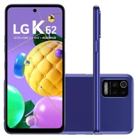 Smartphone LG K62, 64GB, 4GB RAM, Octa-core, Câmera Quadrupla 13MP, Tela 6.6, Azul - Lmk520bmw