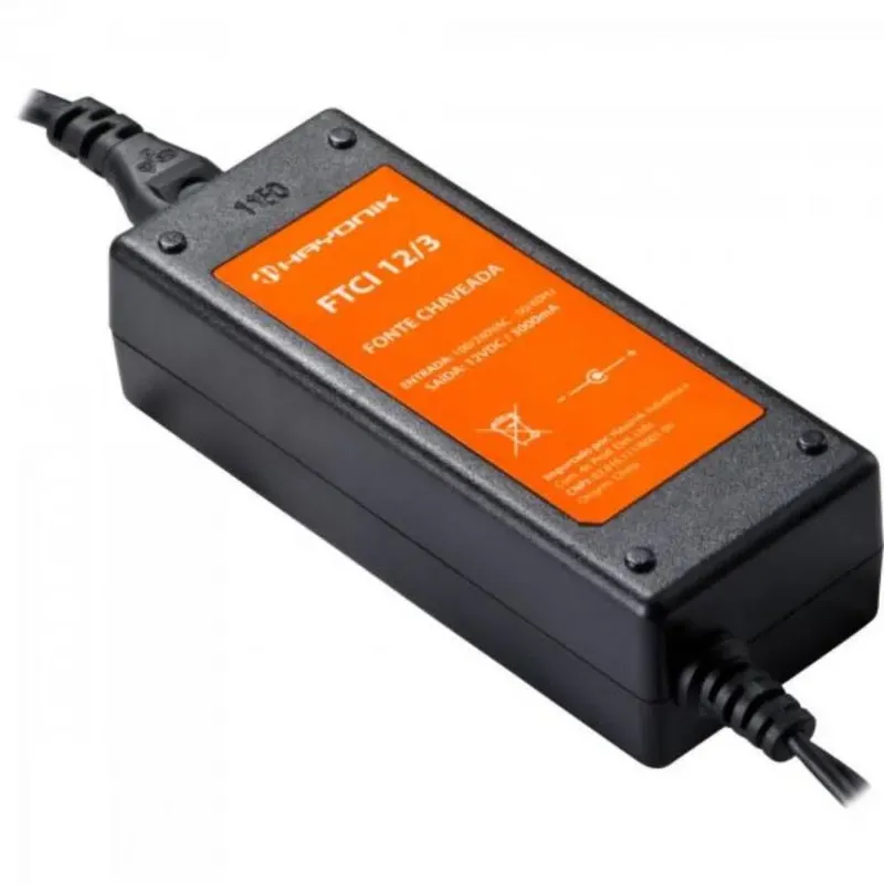 Fonte Hayonik Chaveada, 36W, 12VDC, 3A, P4, C+, Bivolt - FCTP1203I