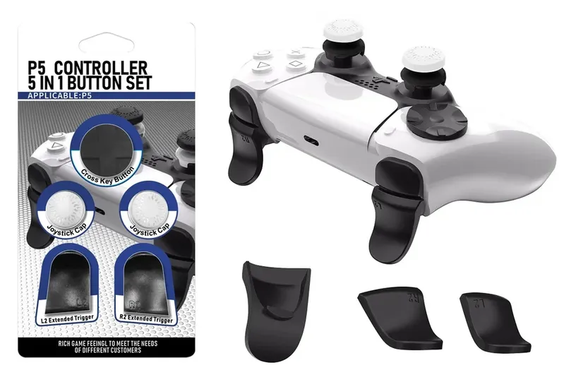 Protetor Botão Extensor Gatilho L2 R2 Controle Playstation 5