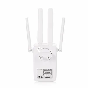 Repetidor Wi-fi Mini Roteador Wireless 4 Antenas 2800m